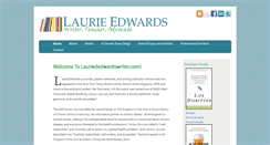 Desktop Screenshot of laurieedwardswriter.com